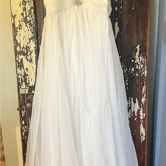 Mike Benet Formals vintage beaded pearl and rhinestone gown. Stunning. - Picture 3 of 15